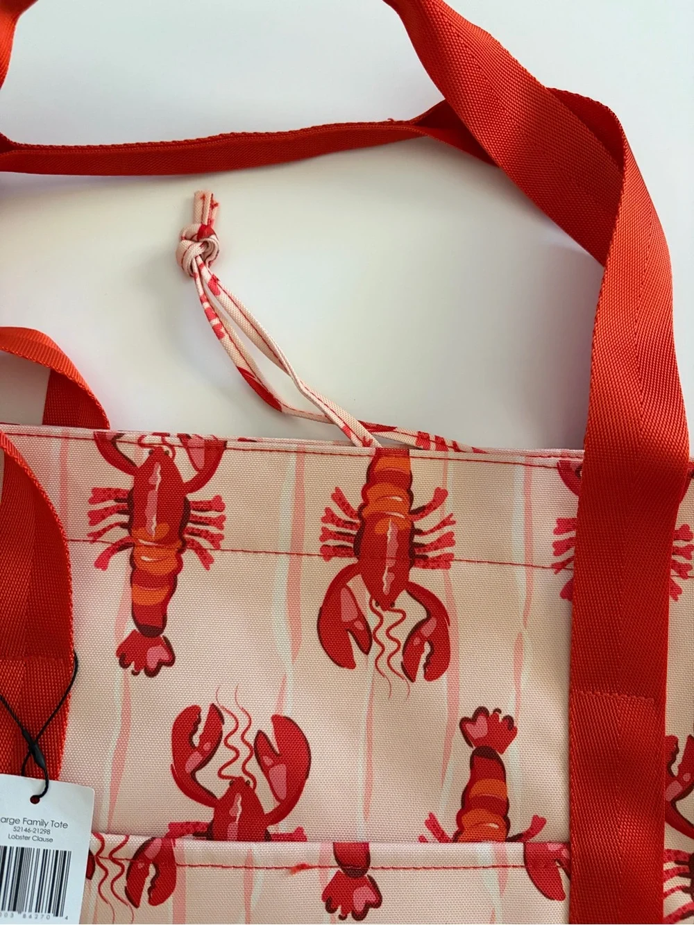 NWT - Vera Bradley Lobster Print large family Tote - Picture 2 of 6